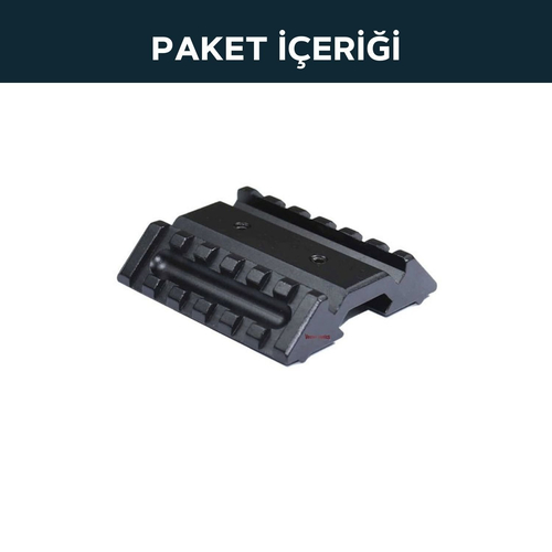 VECTOR 45° OFFSET RAYLI PICATTINY MONTAJ AYAĞI