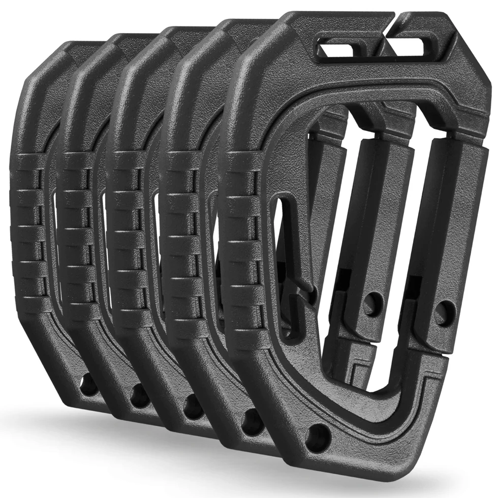 PLASTİK VEST KARABİNA SİYAH