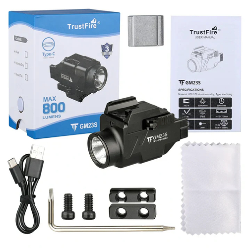 TRUSTFIRE GM23S LED / GREEN POINTER TABANCA FENERİ