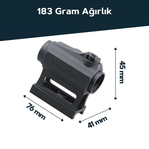VECTOR OPTICS MAVERICK GEN3 1x22 RED DOT S-MIL