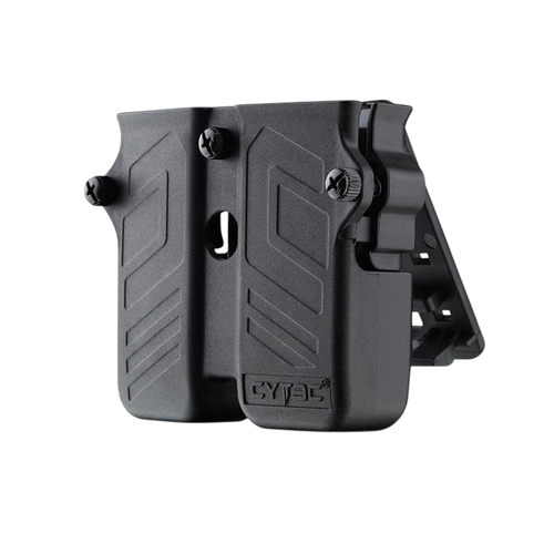 CYTAC UNIVERSAL DOUBLE M-POUCH İKİLİ ŞARJÖR KILIFI (KEMER UYUMLU)