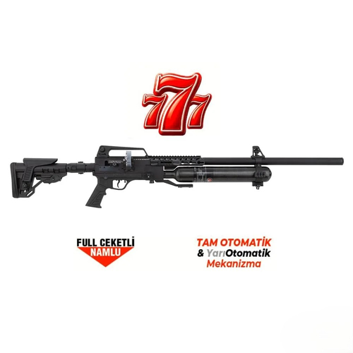 HATSAN BLITZ 777 FULL AUTO SUPER COMBO PCP 6.35 HAVALI TÜFEK 300Bar 700cc