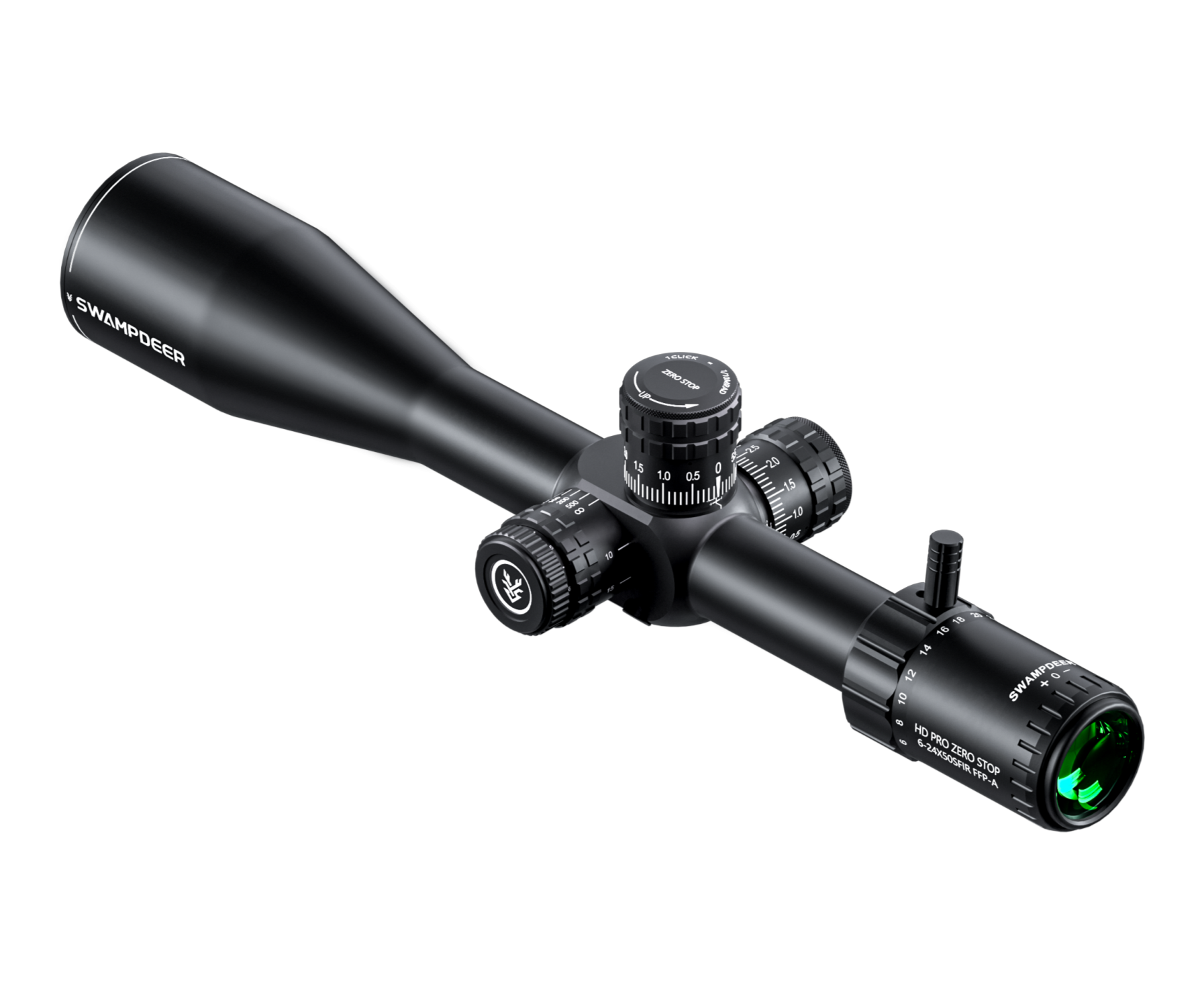 SWAMPDEER HD PRO Zero Stop 6-24x50 SFIR FFP PROFESYONEL TÜFEK DÜRBÜNÜ