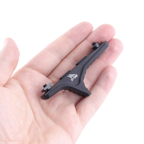 TACTICAL HANDSTOP ALÜMİNYUM M-LOK AÇILI KISA TUTAMAK SİYAH