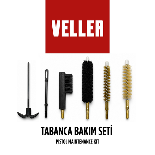 VELLER SİLAH BAKIM YAĞI SPREY + HARBİ SET (36Cal - 9x19 - 7.65) 200ml