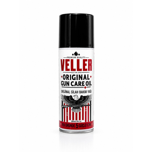 VELLER SİLAH BAKIM YAĞI SPREY (TEMİZLEME - YAĞLAMA - KORUMA) 200ml